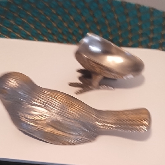 Anthropologie Silver Bird Jewelry Holder - Picture 6 of 9